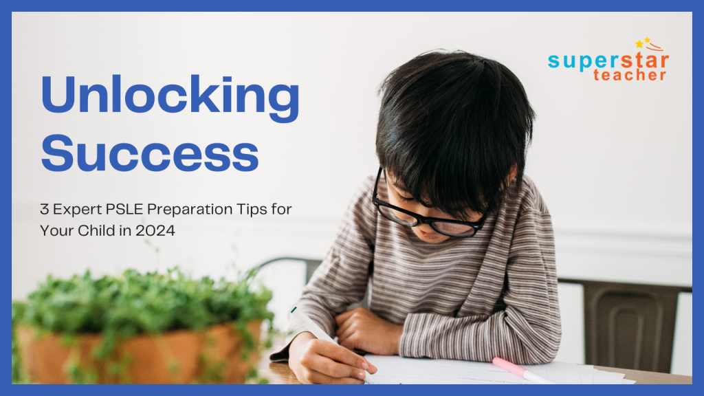 Get ahead of the curve with our expert advice tailored to help your child ace the upcoming PSLE 2024 examinations. Discover invaluable strategies to foster confidence, optimize study plans, and navigate the exam format effectively. Don't miss out on essential tips to ensure your child is well-prepared for exam success!